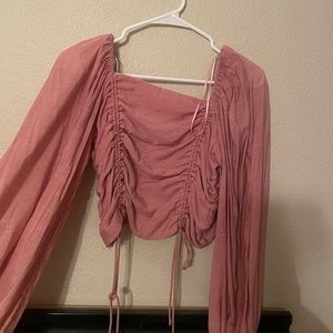 Dusty Pink Long Sleeve Top